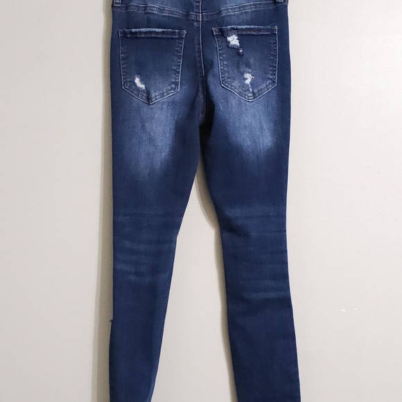 Rue21 Blue Skinny Distressed Jeans - Picture 5 of 5